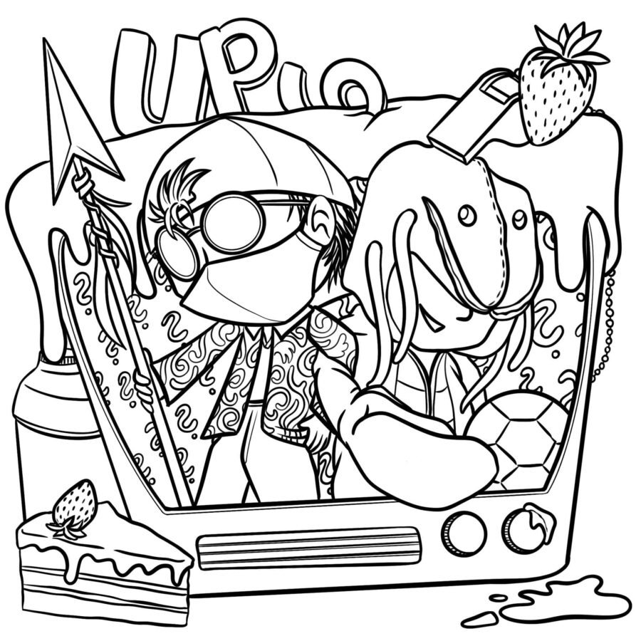 Streamer-Chibi Jay Riddle und Kuchengeschmack