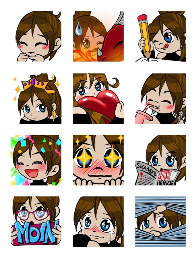 Mary Cronos Twitch Emotes